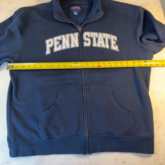 Penn State Embroidered Collared Full Zip Sweatshirt  XL - Picture 4 of 10